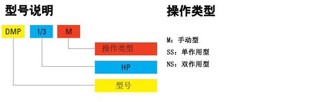 DMP电动液压泵型号说明 DMP电动液压泵型号说明