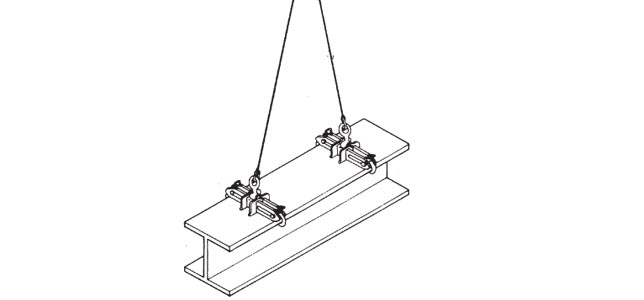 HK-101三木钢板吊钳使用图