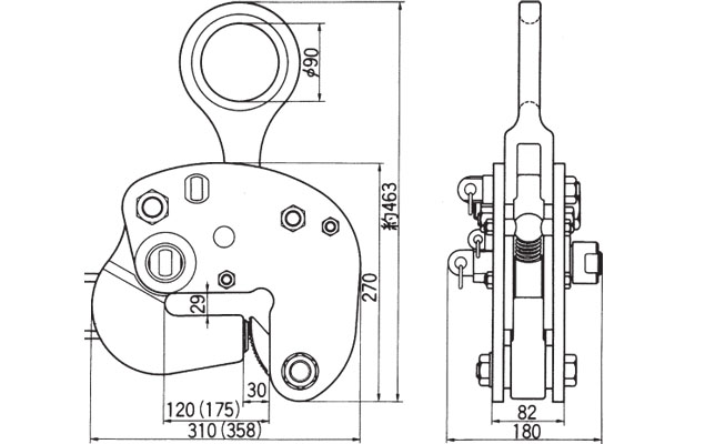 VL-102三木钢板吊具