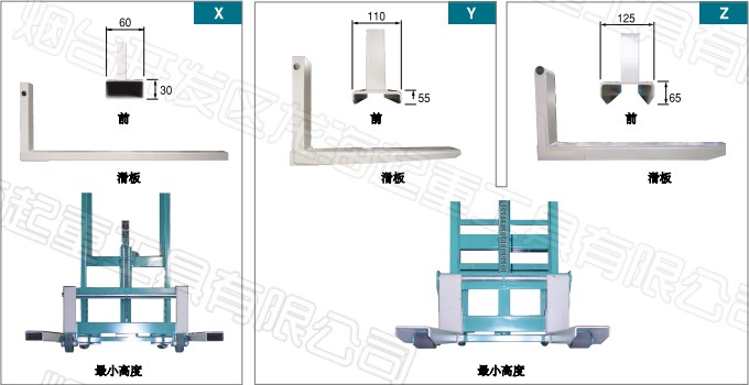 Bishamon手动液压堆高车叉型